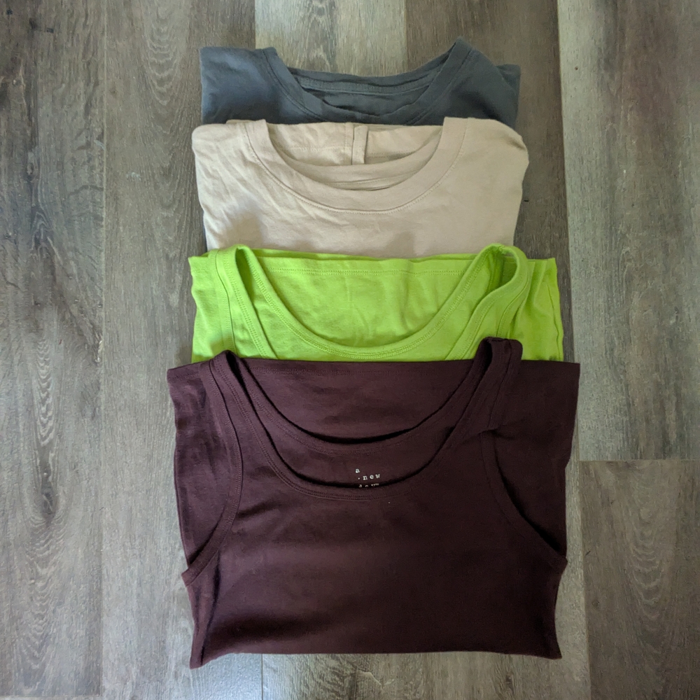 4 Pak A New Day Women's Multi-Color Tank Top Set
